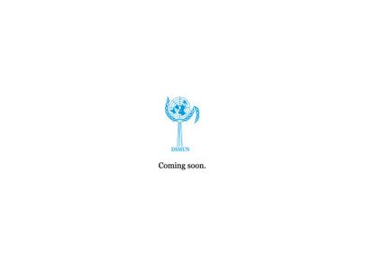 Screenshot of https://dsmun.in