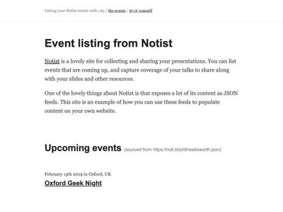 Screenshot of https://eleventy-notist-example.netlify.com/